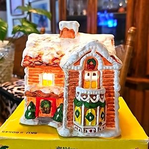 Vintage Hand Painted Illuminated Christmas Musical Plays: School Days